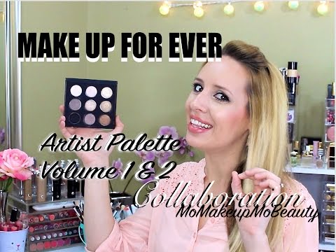 Make Up For Ever NUDES & ARTIST PALETTE VOLUME 1 & 2! Collaboration Video!!