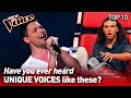 Incredibly UNIQUE VOICES on The Voice | TOP 10