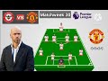 Brentford vs Manchester United Line Up 4-1-4-1 With Evans Matchweek 30 Premier League 2023/2024