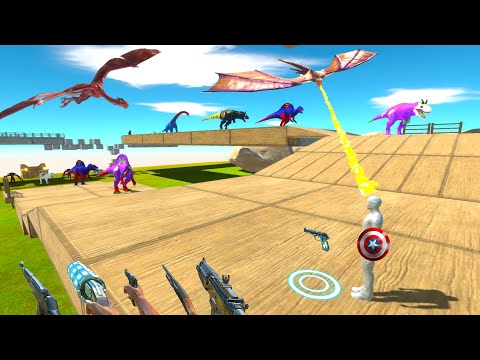 FPS PERSPECTIVE RESCUE MISSION IN DINOSAURS WORLD - Animal Revolt Battle Simulator