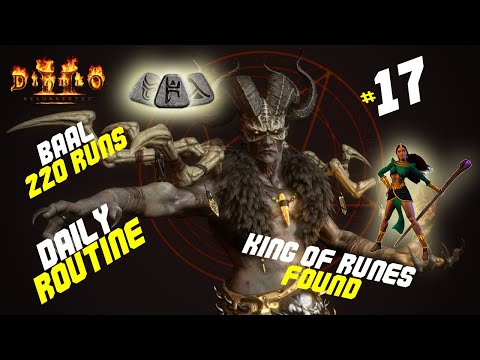 Baal 220 Runs / Daily Routine #17 / Loot Recap - Diablo 2 Resurrected - D2R