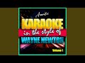 Call Me Irresponsible (In the Style of Wayne Newton) (Instrumental Version)