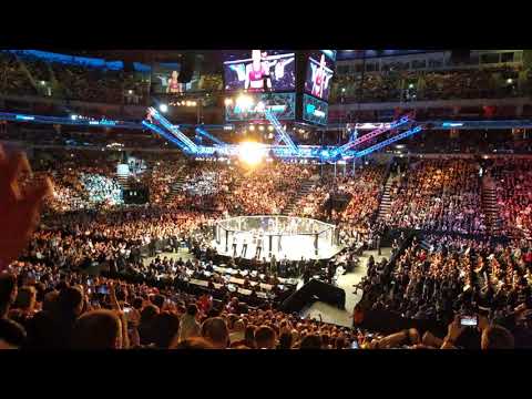 UFC Figh Night Prague Bruce Buffer Introductions Lucie Pudilova vs Liz Carmouche