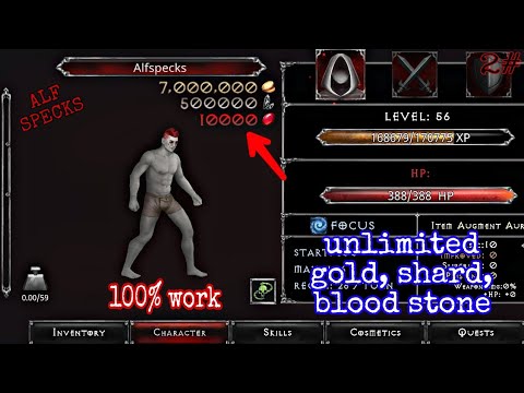 unlimited gold shard blood stone | vampire's fall: origins (2023)