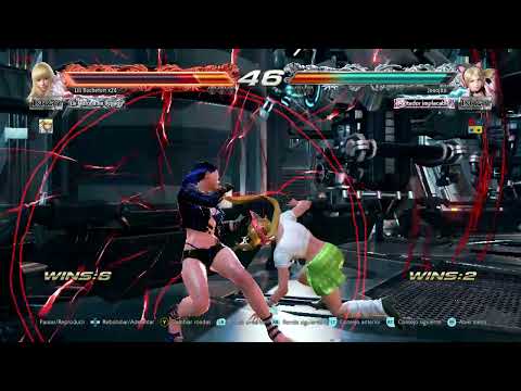 _ Lili vs Lucky Chloe SPAM  - Tekken 7 ( Uchiha x24 ) Gameplay PC  _cut spam xD