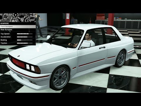 GTA 5 - Past DLC Vehicle Customization - Ubermacht Sentinel Classic (BMW E30 M3)