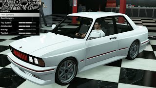 GTA 5 - Past DLC Vehicle Customization - Ubermacht Sentinel Classic (BMW E30 M3)