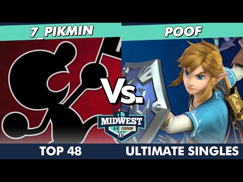 Midwest Arcadian IV Top 48 - 7_pikmin (Mr. Game & Watch) Vs. poof (Link) SSBU Ultimate Tournament