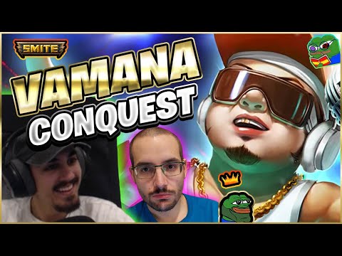 VAMANA, Como desintegrar a Hel 1ª lección | Julio | Smite Ranked Conquest DuoQ Warchi 🤓