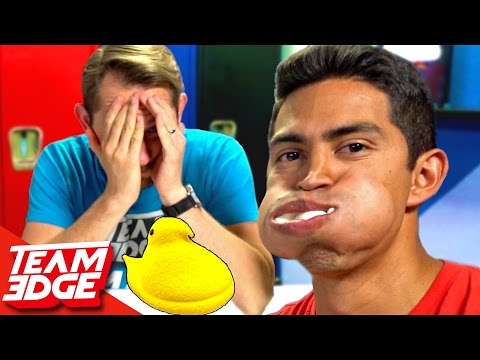 Random Food Chubby Bunny Challenge!!