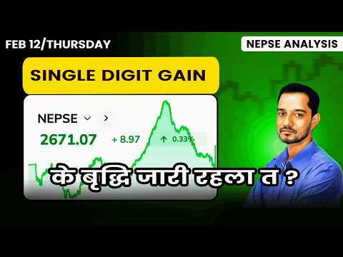 Feb 12 | Nepse Daily Market Update | Stock Market Analysis by Ram Hari Nepal