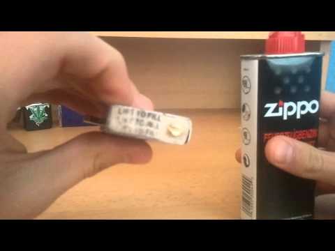 Feuerzeug auffüllen - Zippo auffüllen