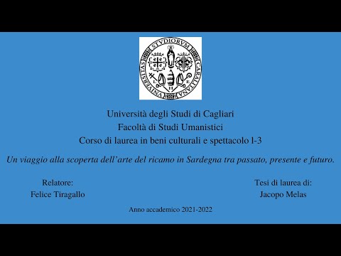 Intervista Paola Sailis, Guasila- progetto tesi Jacopo Melas- UNICA-anno 2021/2022