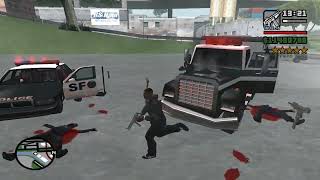 Download lagu GTA San Andreas Da Nang Boyz Gang Shootout   Six Star Wanted Level Escaped mp3