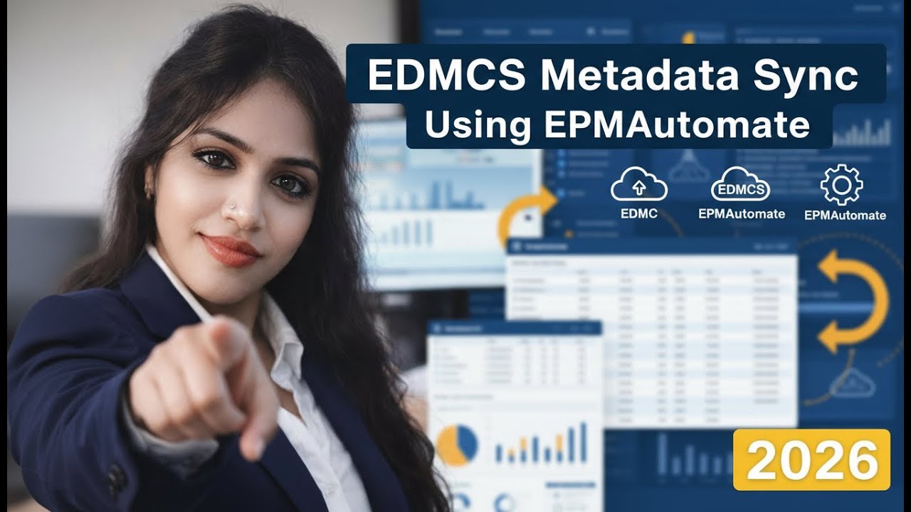 EDMCS Metadata Sync Using EPMAutomate | EPMAutomate | EDMCS | EDMCS Metadata Sync | EDMCS BISP | EPM