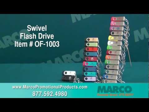 Swivel Flash Drive - Engraved - 256MB