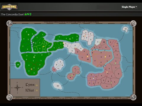 Warzone - Level # 155 The Concordia Duel (in 14 turns - Gold Star) HD
