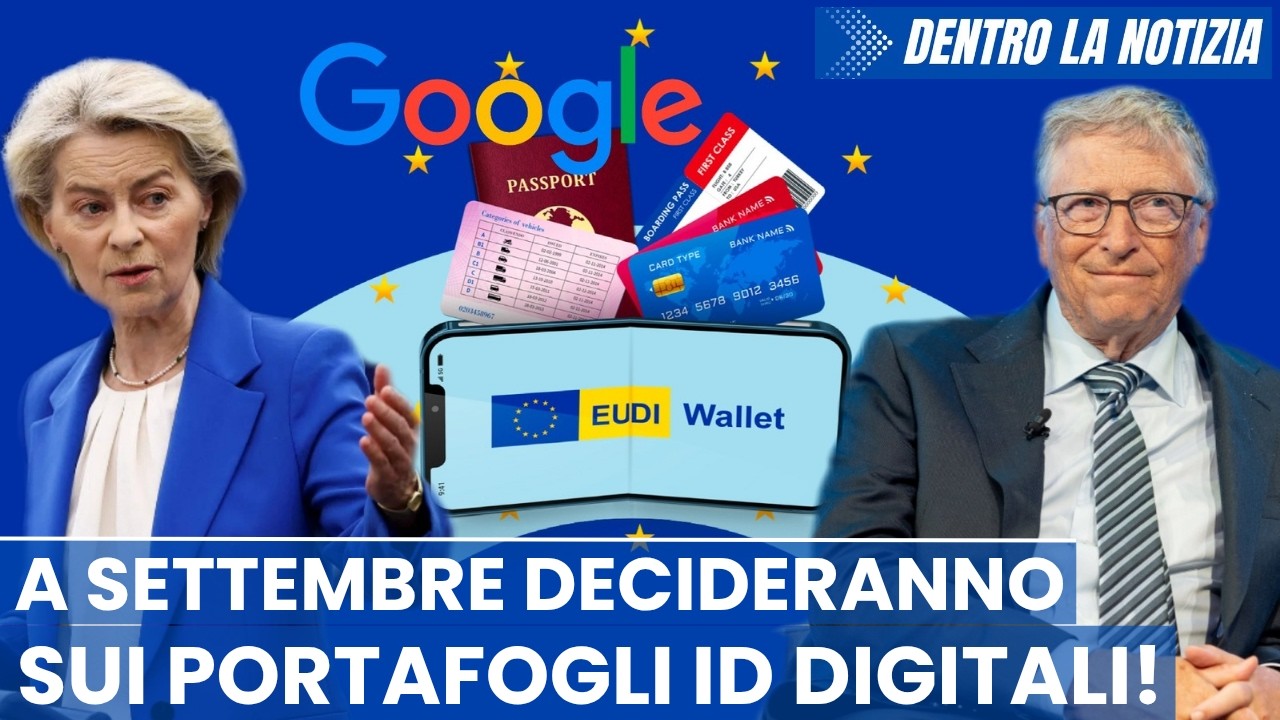 SVEGLIA! NWO decide a Ginevra l'1.09 su portafogli identità digitale e certificati sanitari mondiali