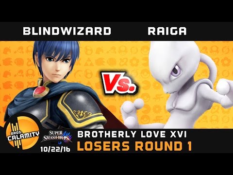 BL XVI | Raiga (Mewtwo) vs TVK | BlindWizard (Marth, T.Link) - Losers Round 1