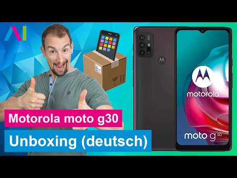 Motorola moto g30 - Unboxing (deutsch) • 📱 • 📦 • 🆕 • Anleitung | Tutorial