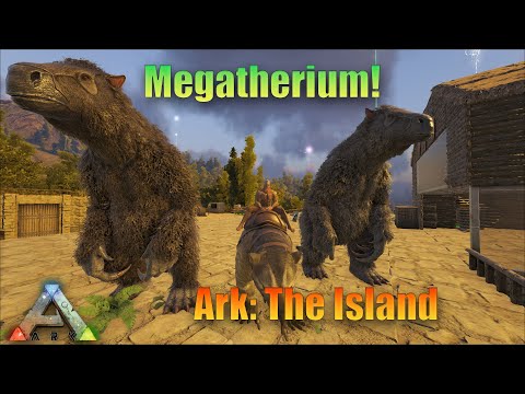 Wild Megatherium Taming - Watch HOW I did it on ARK: The Island! ep 7