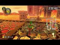 Bowser Castle 3 Yoshi Gameplay Mario Kart 8 Deluxe 150cc Master Cycle Zero Mirror Mode DLC Track