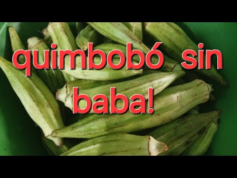 quimbobó sin baba #cuba #cocina