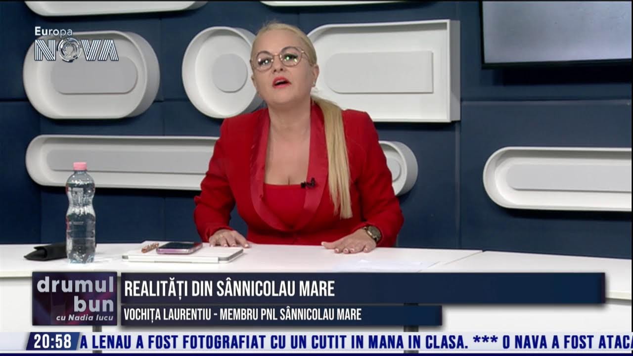 VIDEO (integral) emisiune Drumul Bun cu NADIA IUCU. Invitat:Laurentiu Vochita, membru PNL Sannicolau Mare