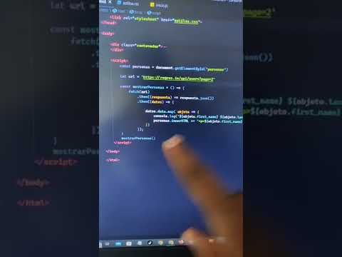 Como consumir una APi con JavaScript utilizando Fetch
