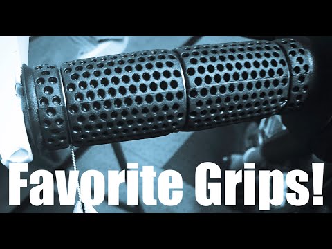 Pro Grip 714 Rally Grips cushy vibration dampening for your Yamaha TW200 dual sport motorcycle