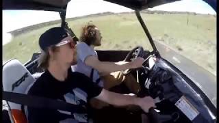 UTV swerve with Johnny Cash and some gun play