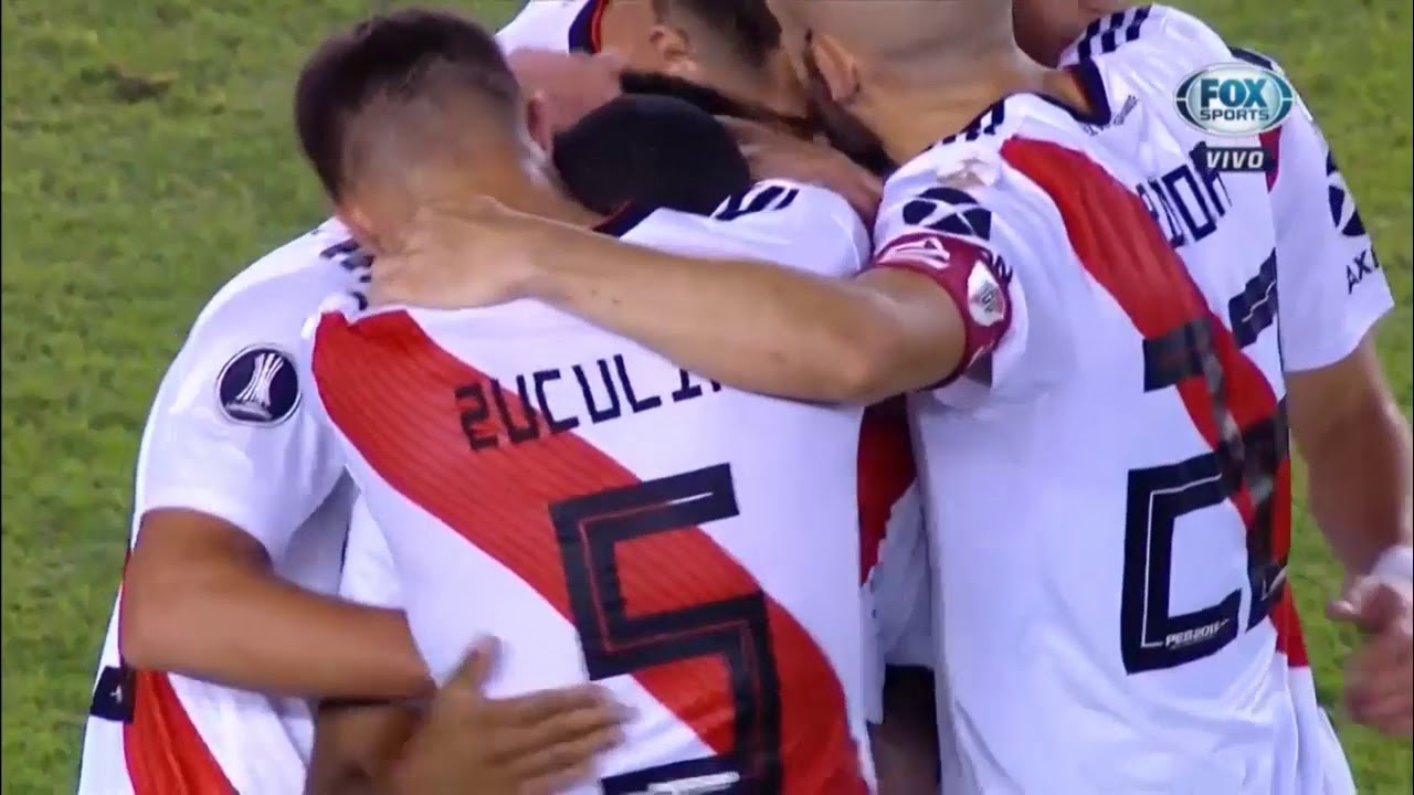 Gol de De La Cruz - River Plate 3 Alianza Lima 0 - Copa Libertadores 2019 (Grupo A - Fecha 4)