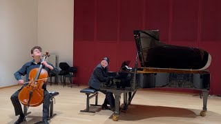 J. Brahms: Cello Sonata No. 2 in F Major - Jonathan Gerstner & Kaoruko Takagi [Live]