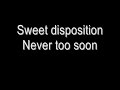 The temper trap sweet disposition (lyrics paroles)