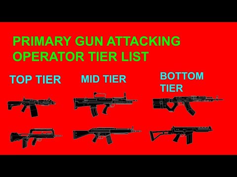 Attacking Operator Gun Tier List (Demon Veil) - Tom Clancy's Rainbow Six Siege