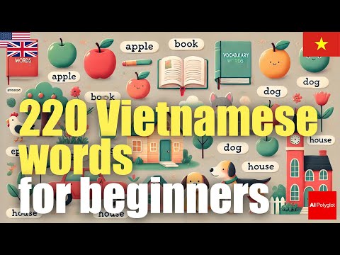 220 Vietnamese words for beginners | Passive listening | L2Language | with hiragana