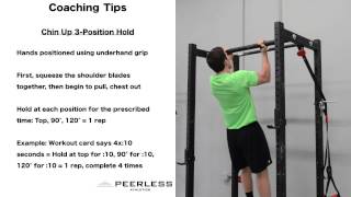 610. Chin Up 3-Position Hold