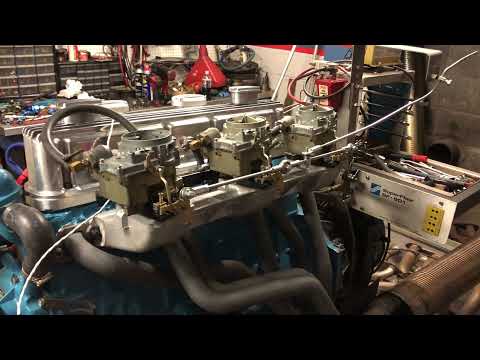 292 chevy inline 6 Hot Streets/Strip on dyno ! still makes 400 ft LBS of torque with dead cylinder,