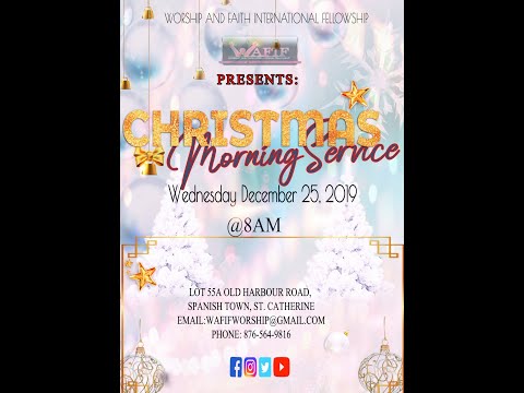 Welcome to Christmas Morning Service : December 25, 2019 - When People Say There is No Room