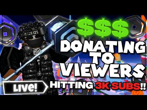 🔴 PLS DONATE LIVE 🔴 | Donating EVERY viewer & Raising R$ 💸 [HITTING 3K SUBS]