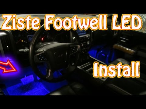 DIY Ziste Footwell LED Installation ~ How to Install Automotive Interior LED Lights