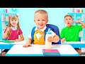 Baby Adam Gets Ready For School And More Diana And Roma English
