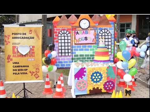 Sesi celebra Dia da Indústria com campanha para ajudar famílias de RC