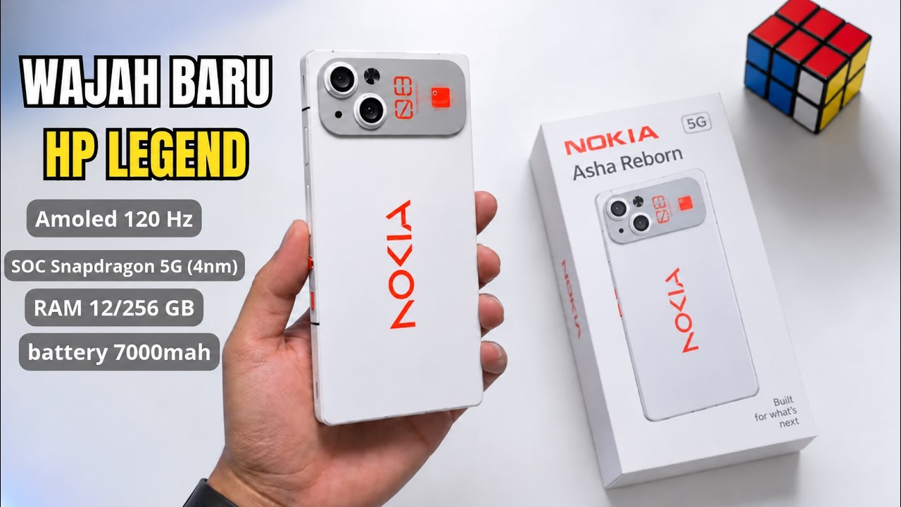 RAJA HP MENGGILA‼️NOKIA ASHA REBORN 5G 2026, KEJUTAN PALING TAK TERDUGA DI AKHIR 2026?
