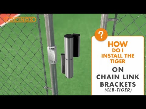 Chain Link Bracket for Tiger Gate Closer (CLB-TIGER) - Locinox Installation Video