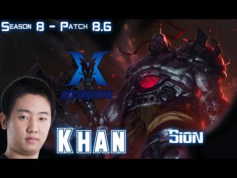 KZ Khan SION vs GNAR Top - Patch 8.6 KR Ranked