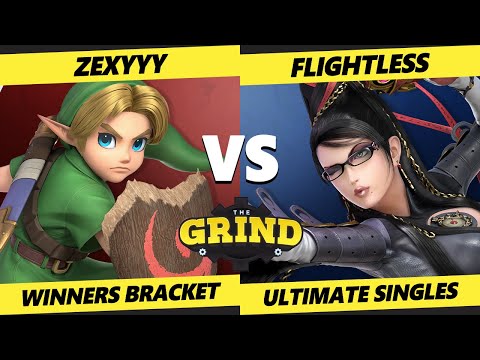 The Grind 168 - Zexyyy (Young Link) Vs. Flightless (Bayonetta) Smash Ultimate - SSBU