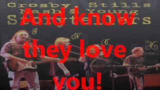 teach your children- csny (on-screen lyrics)