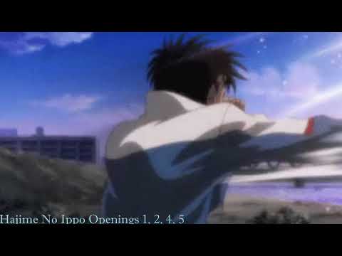 Hajime no Ippo Openings 1, 2, 4 & 5 (1 hour)