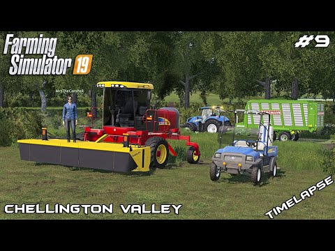 Drying HAY with MrsTheCamPeR | Chellington Valley | Farming Simulator 19 | Episode 9